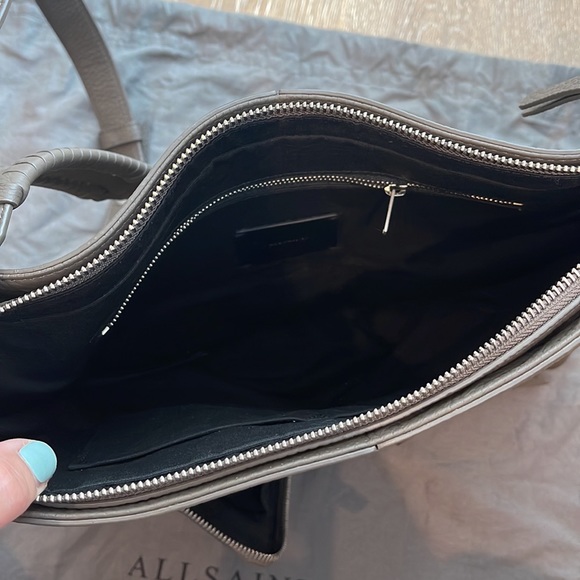 AllSaint Convertible Leather Purse/Backpack - Picture 8 of 13